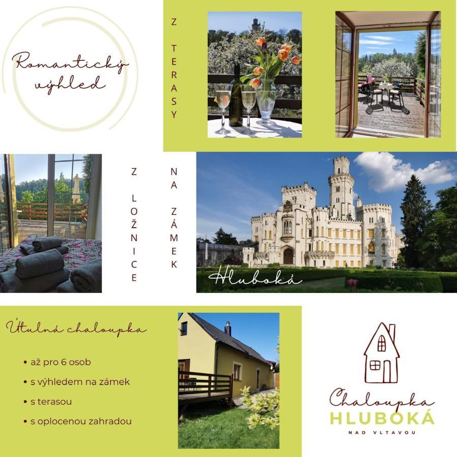 Chaloupka Hluboka - Family Holidays In South Bohemia Hluboka nad Vltavou Exterior photo